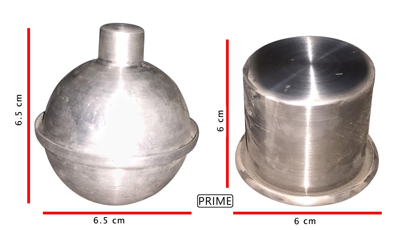 Aluminium Candle Making Moulds (Round and Pillar)