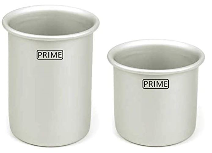 Aluminium Candle Making Moulds Piller Shape, Two Sizes