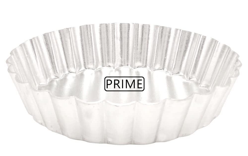 Aluminum Round Pie Baking Dish Pans (Set of Three) (Fixed Bottom, 4.5 Inch)