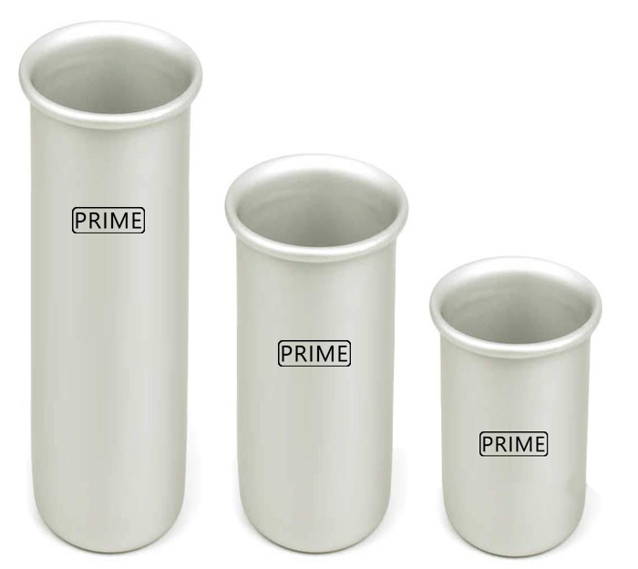 Pillar Shape Aluminium Candle Making Moulds Set of 3 Pieces, 1.5 inch Diameter