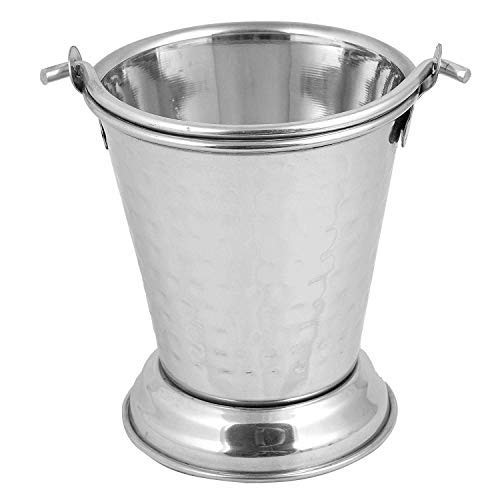 Stainless Steel Bucket Balti - 400 ml, 2 Pieces, Silver