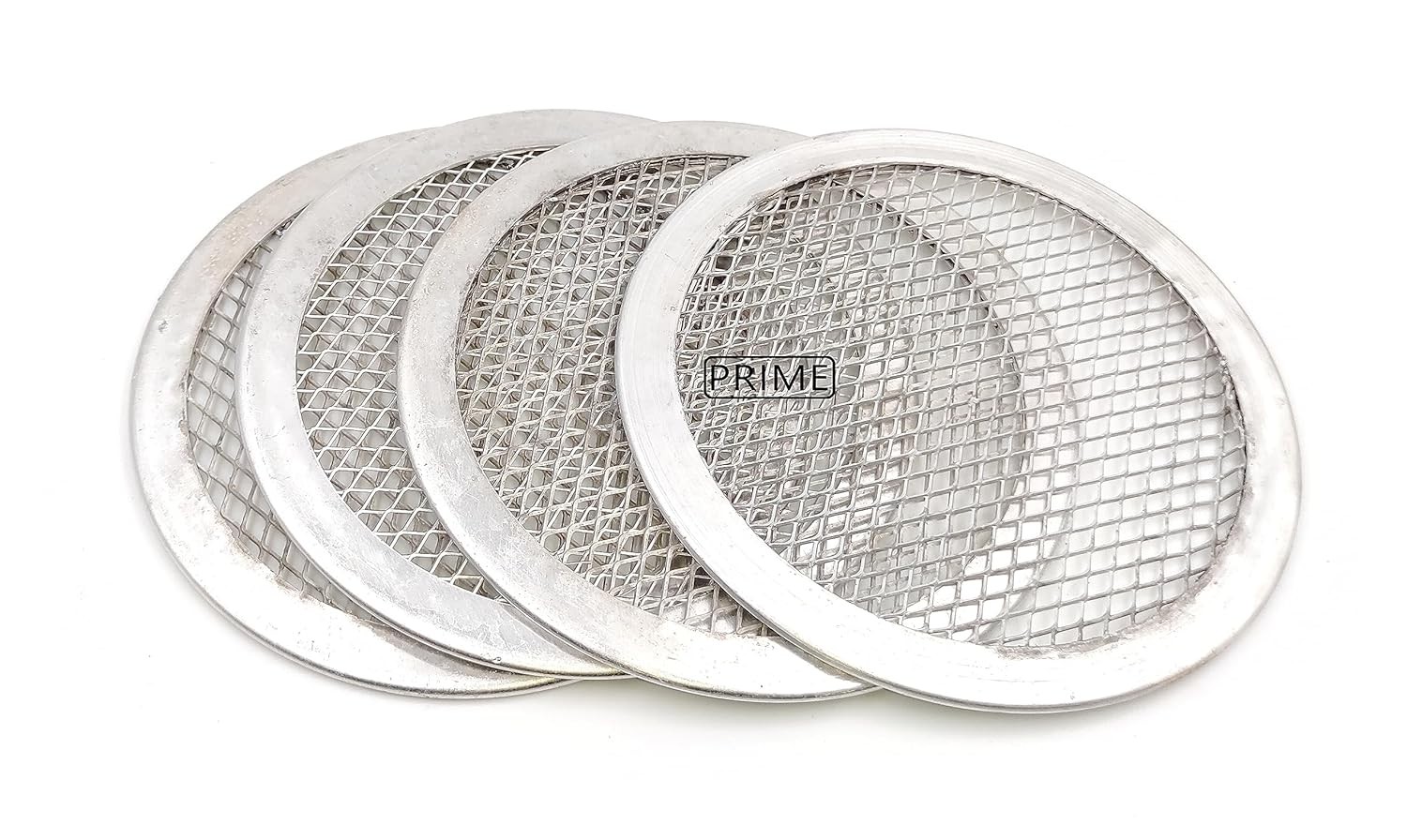 Aluminium Pizza Screen mesh Tray for Oven- Set of 4 Pieces (7 Inch)