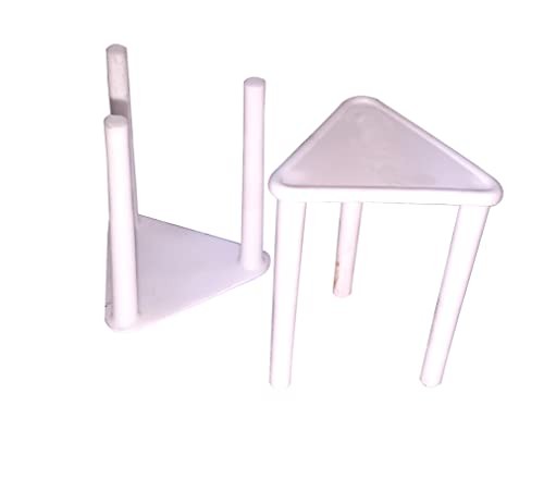 Pizza Saver Stand Tripod Stack for Packaging Boxes - White