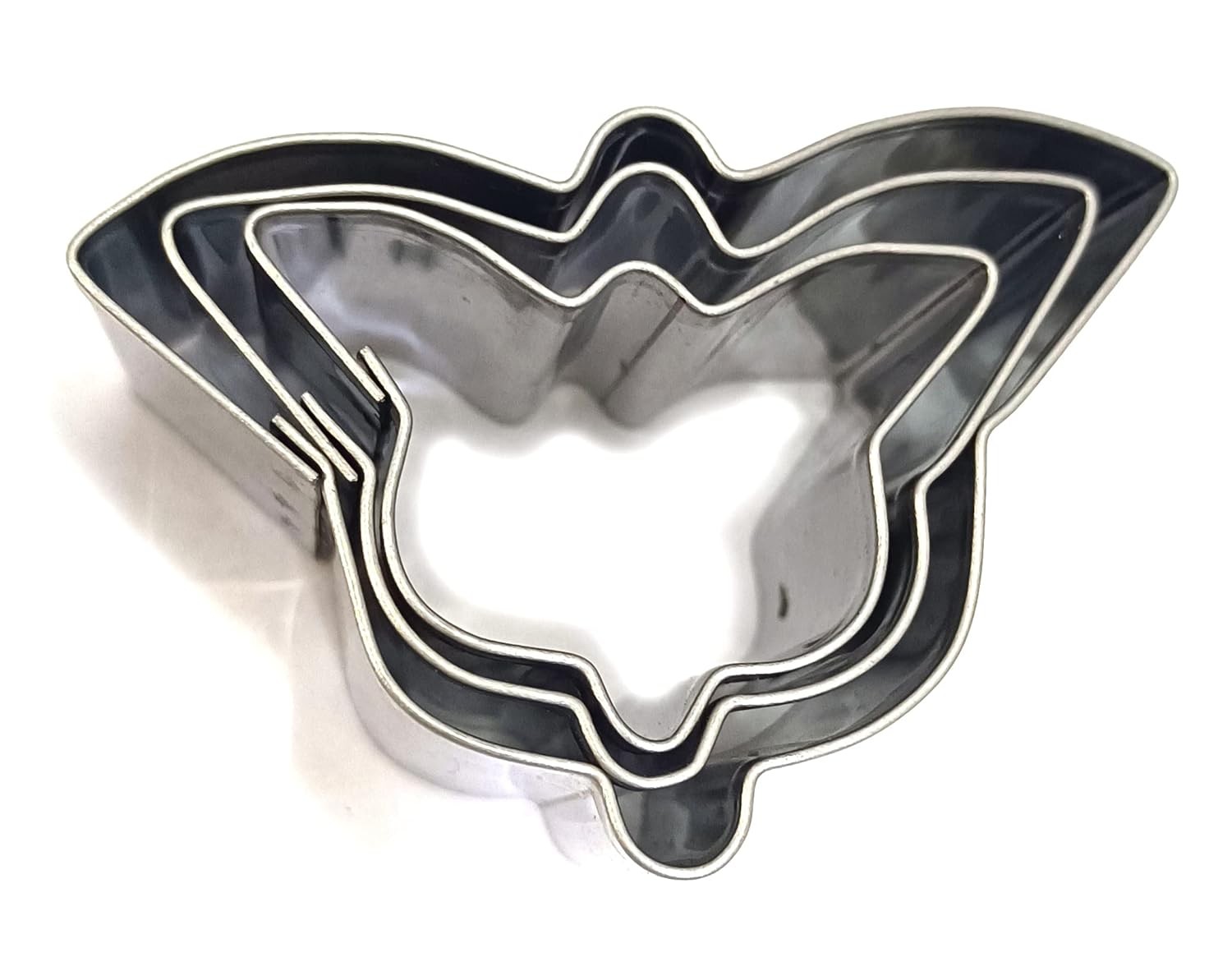 Cut Outs Cookie Cutters Steel Fondant, Set of 3 (Butterfly)